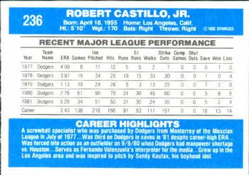 Robert Castillo  baseball card collectible - Main Image 2