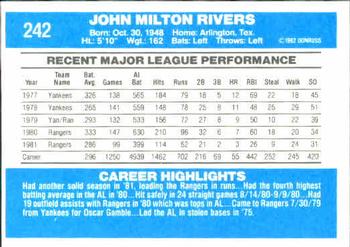 Mickey Rivers  baseball card collectible - Main Image 2