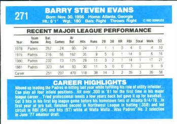 Barry Evans  baseball card collectible - Main Image 2