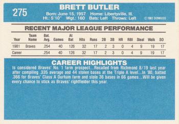 Brett Butler  baseball card collectible - Main Image 2