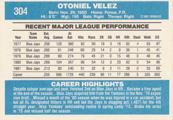 Otto Velez  baseball card collectible - Main Image 2