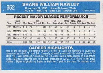 Shane Rawley  baseball card collectible - Main Image 2