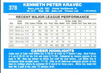 Ken Kravec  baseball card collectible - Main Image 2