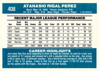 Tony Perez  baseball card collectible - Main Image 2