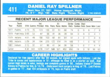 Dan Spillner  baseball card collectible - Main Image 2