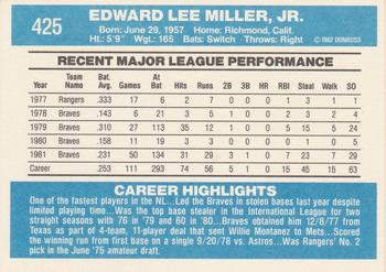 Eddie Miller  baseball card collectible - Main Image 2