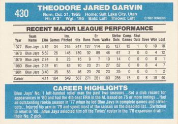 Jerry Garvin  baseball card collectible - Main Image 2