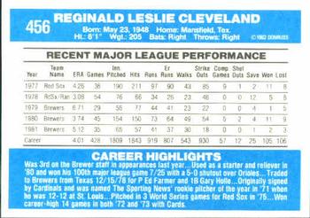 Reggie Cleveland  baseball card collectible - Main Image 2