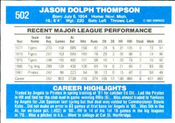 Jason Thompson  baseball card collectible - Main Image 2
