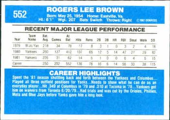 Bobby Brown  baseball card collectible - Main Image 2