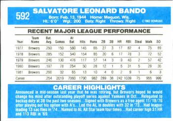 Sal Bando  baseball card collectible - Main Image 2