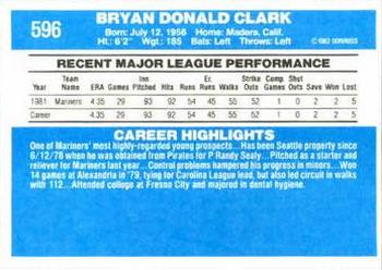 Bryan Clark  baseball card collectible - Main Image 2