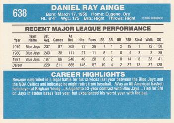 Danny Ainge  baseball card collectible - Main Image 2