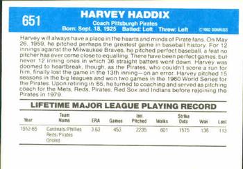 Harvey Haddix  baseball card collectible - Main Image 2