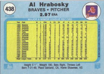 Al Hrabosky  baseball card collectible - Main Image 2