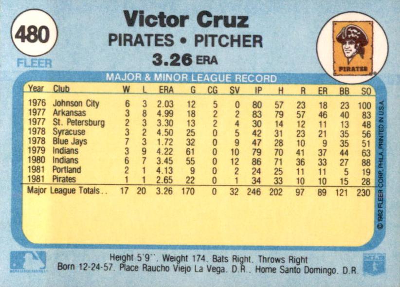 Victor Cruz  baseball card collectible - Main Image 2