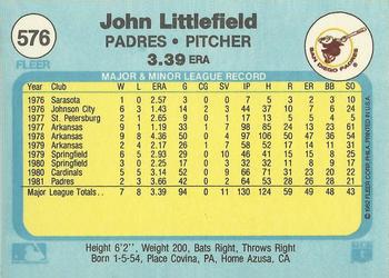John Littlefield  baseball card collectible - Main Image 2