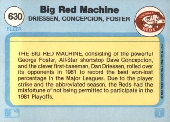 Big Red Machine (Dan Driessen / Dave Concepcion / George Foster)  baseball card collectible - Main Image 2