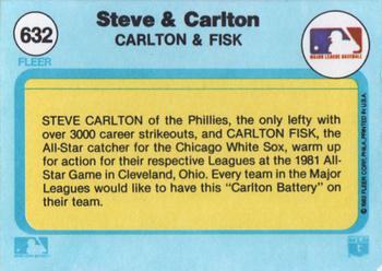 Steve & Carlton (Steve Carlton / Carlton Fisk)  baseball card collectible - Main Image 2