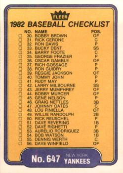 Checklist: Dodgers / Yankees  baseball card collectible - Main Image 2