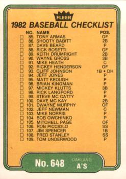 Checklist: Reds / A’s  baseball card collectible - Main Image 2
