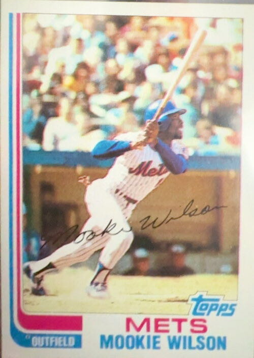 Mookie Wilson  baseball card collectible - Main Image 3