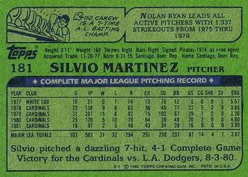 Silvio Martinez  baseball card collectible - Main Image 2