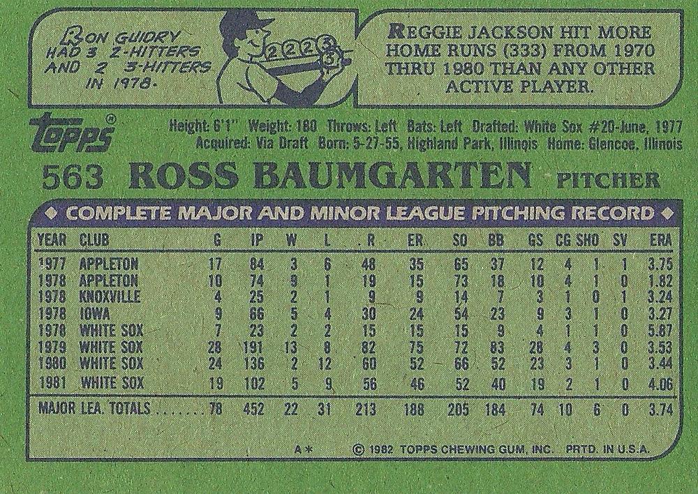 Ross Baumgarten  baseball card collectible - Main Image 2