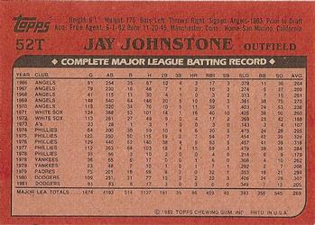 Jay Johnstone  baseball card collectible - Main Image 2