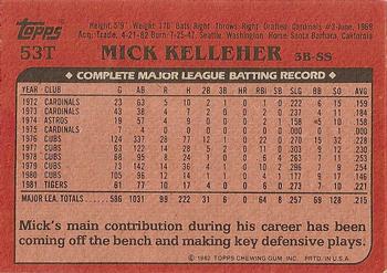 Mick Kelleher  baseball card collectible - Main Image 2