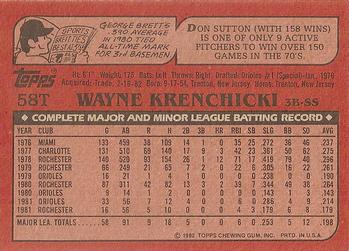 Wayne Krenchicki  baseball card collectible - Main Image 2