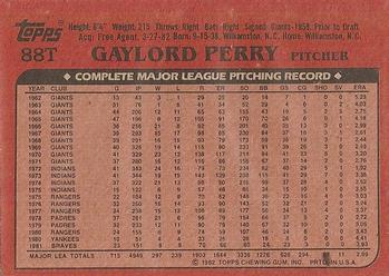 Gaylord Perry  baseball card collectible - Main Image 2