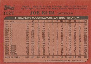 Joe Rudi  baseball card collectible - Main Image 2
