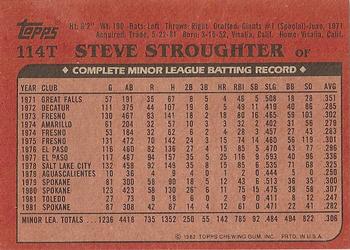 Steve Stroughter  baseball card collectible - Main Image 2