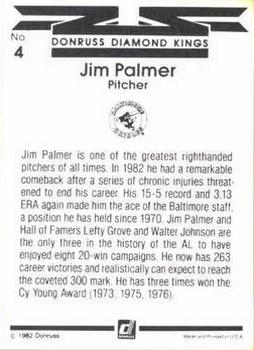 Jim Palmer  baseball card collectible - Main Image 2