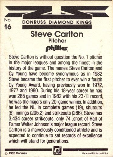 Steve Carlton  baseball card collectible - Main Image 2