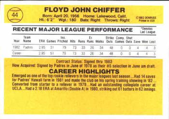Floyd Chiffer  baseball card collectible - Main Image 2