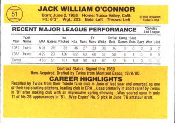 Jack O’Connor  baseball card collectible - Main Image 2