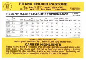Frank Pastore  baseball card collectible - Main Image 2