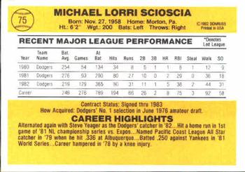 Mike Scioscia  baseball card collectible - Main Image 2