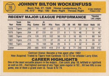 John Wockenfuss  baseball card collectible - Main Image 2