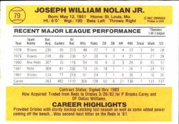 Joe Nolan  baseball card collectible - Main Image 2