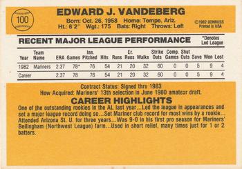 Ed Vande Berg  baseball card collectible - Main Image 2