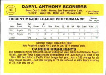 Daryl Sconiers  baseball card collectible - Main Image 2
