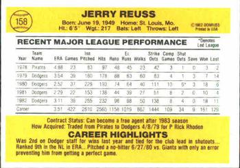 Jerry Reuss  baseball card collectible - Main Image 2