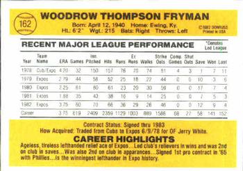 Woodie Fryman  baseball card collectible - Main Image 2