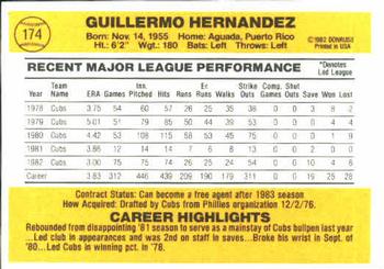 Willie Hernandez  baseball card collectible - Main Image 2