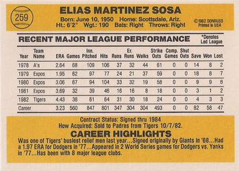 Elias Sosa  baseball card collectible - Main Image 2