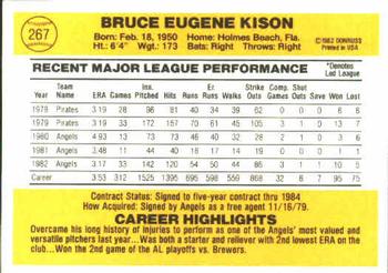 Bruce Kison  baseball card collectible - Main Image 2