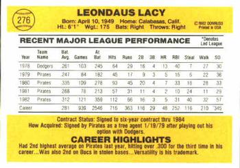 Lee Lacy  baseball card collectible - Main Image 2
